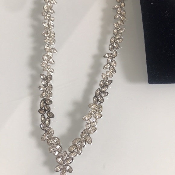 Authentic Swarovski silver Necklace and earrings set. - Picture 6 of 9